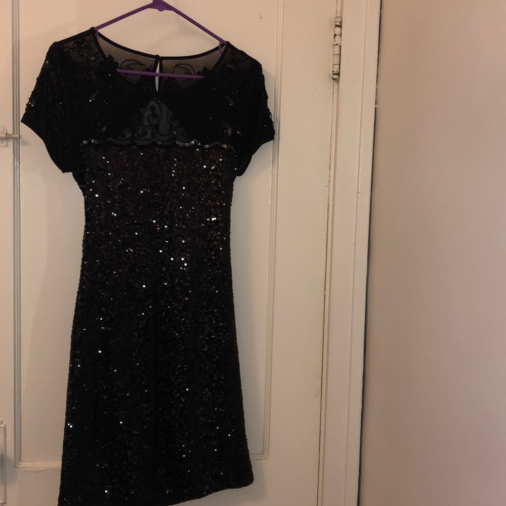 Beautifully beaded/sequins NYE dress